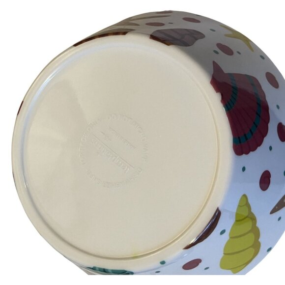 Temptations By Tara Melamine Seashells Tailgate Summer Beach Party Set of Six - Picture 9 of 9